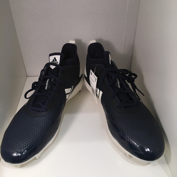 Adidas Adizero Afterburner Baseball Cleats Size 13 Blue White main image 11